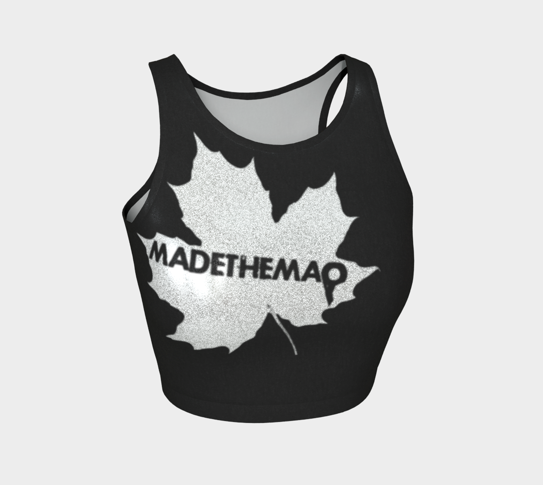 MADETHEMAP MIC GLITTER Athletic Performance Crop Top