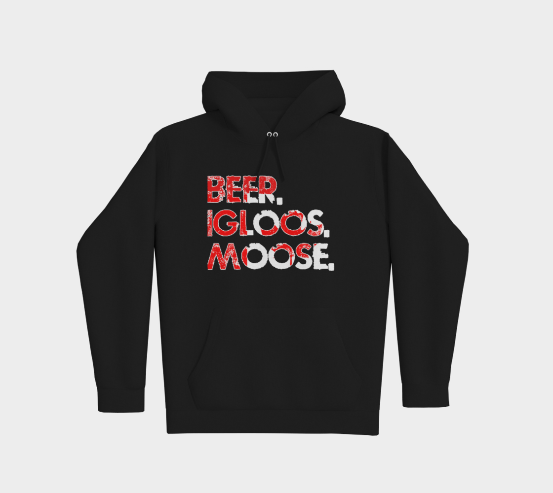 MADETHEMAP BEERIGLOOSMOOSE Premium Hoodie