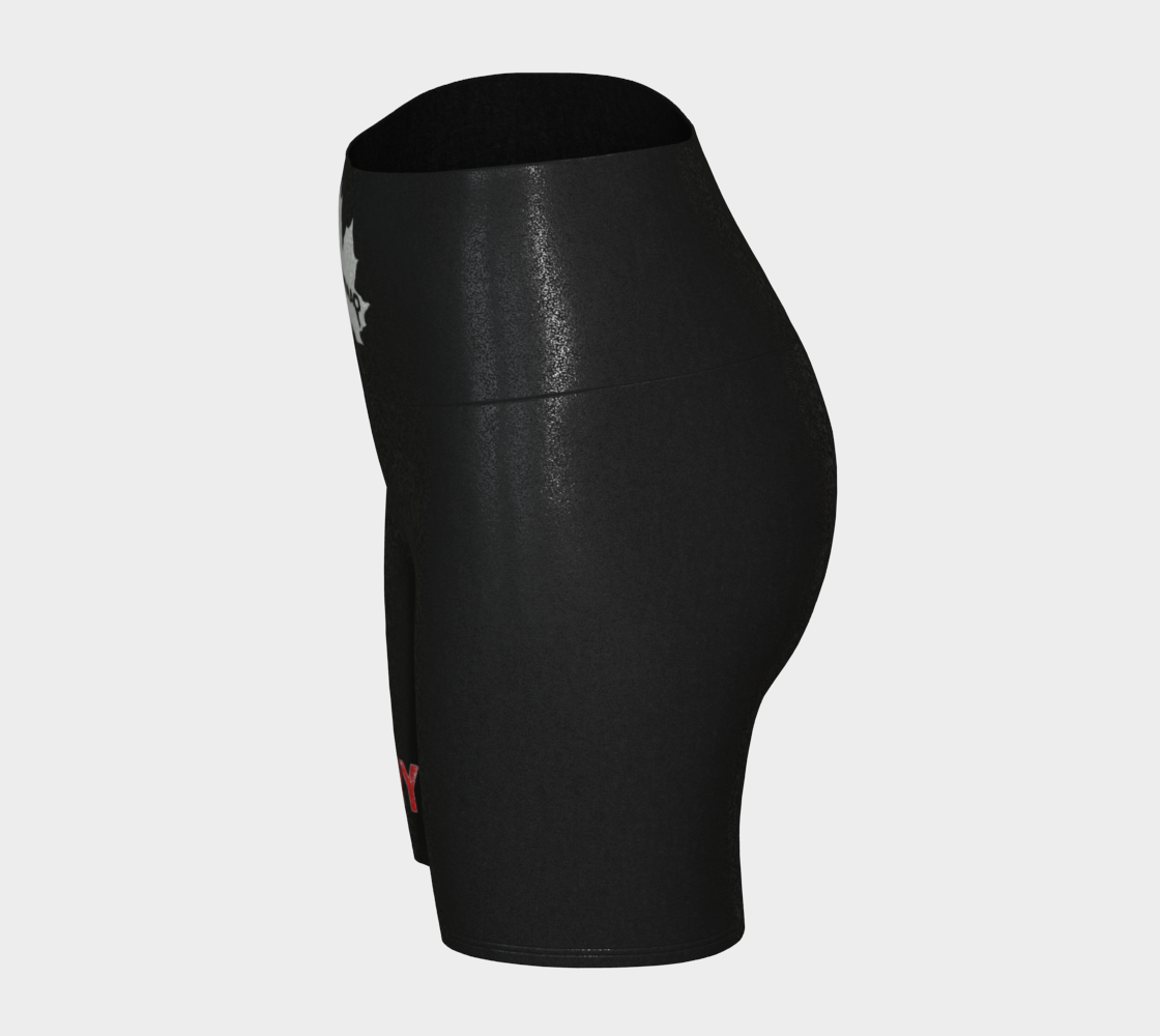 MADETHEMAP #SORRYNOTSORRY Leaf Logo Yoga Shorts