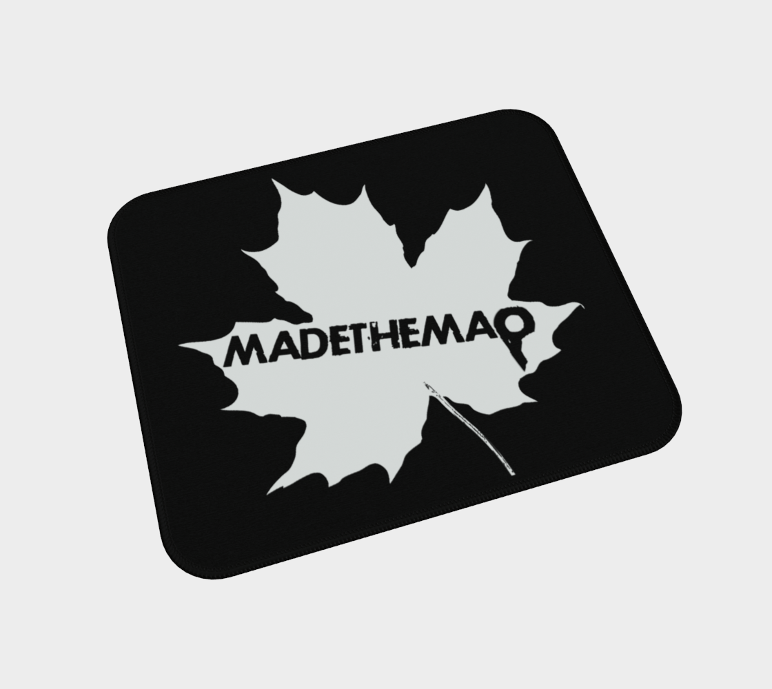 MADETHEMAP Mono Leaf Mouse Pad