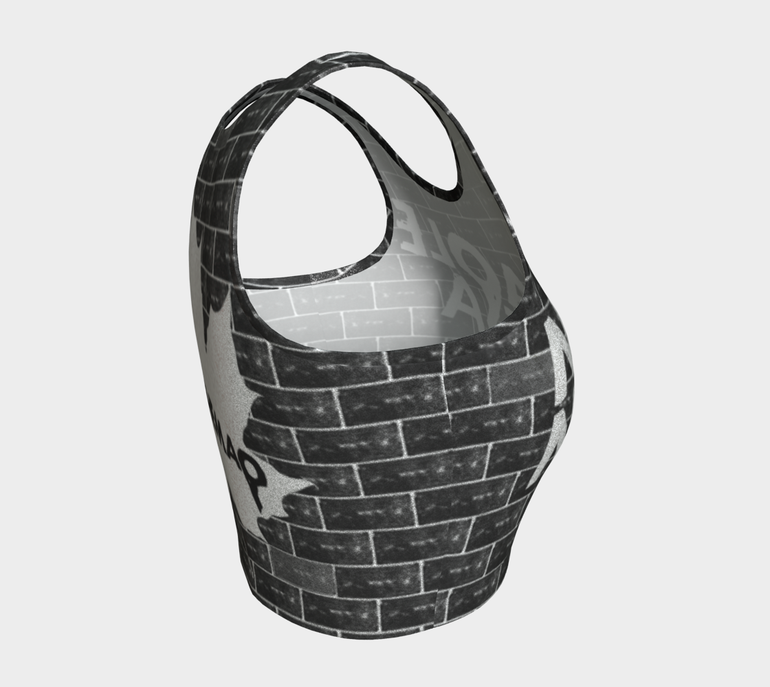 MTM MAPLEMAFIA BRICKWALL Athletic Crop Top Glitter