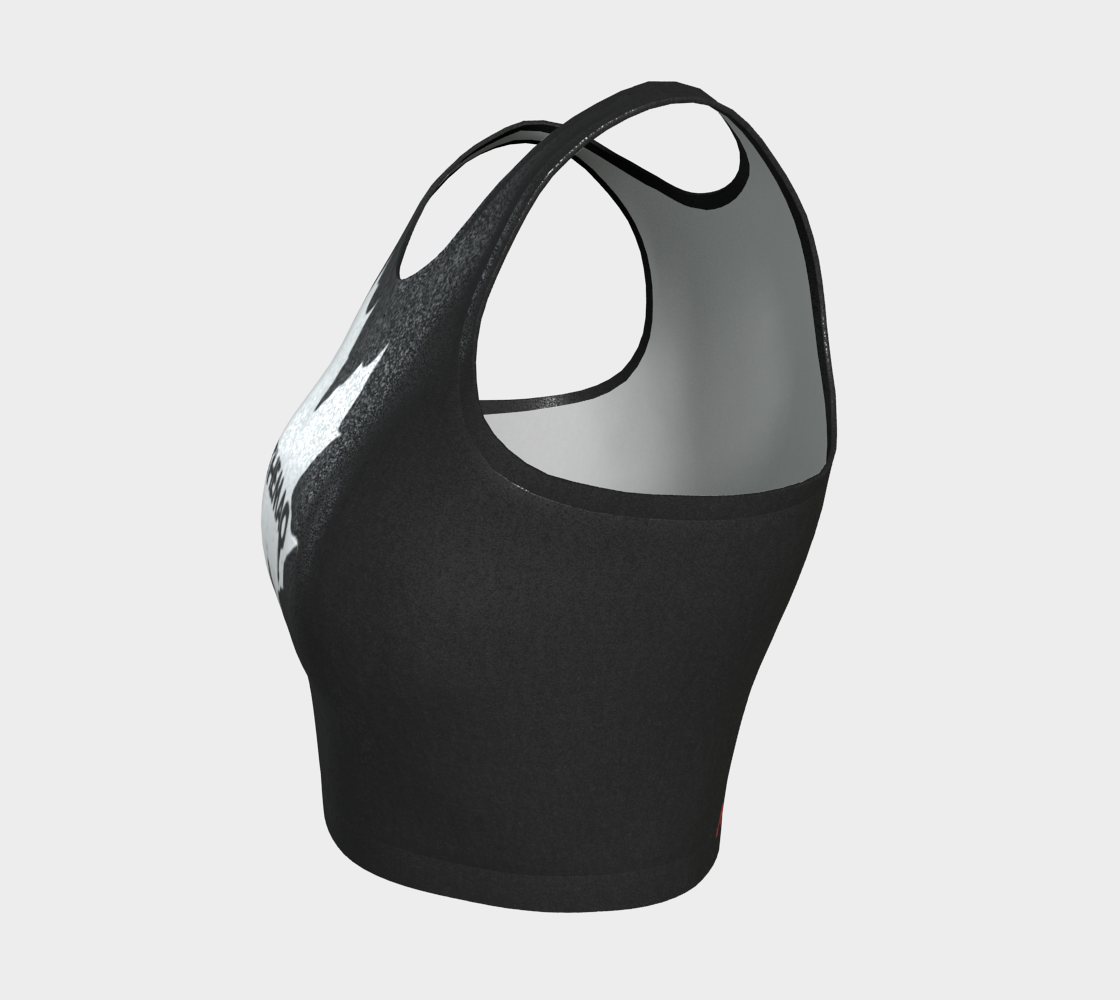 MADETHEMAP MIC GLITTER Athletic Performance Crop Top