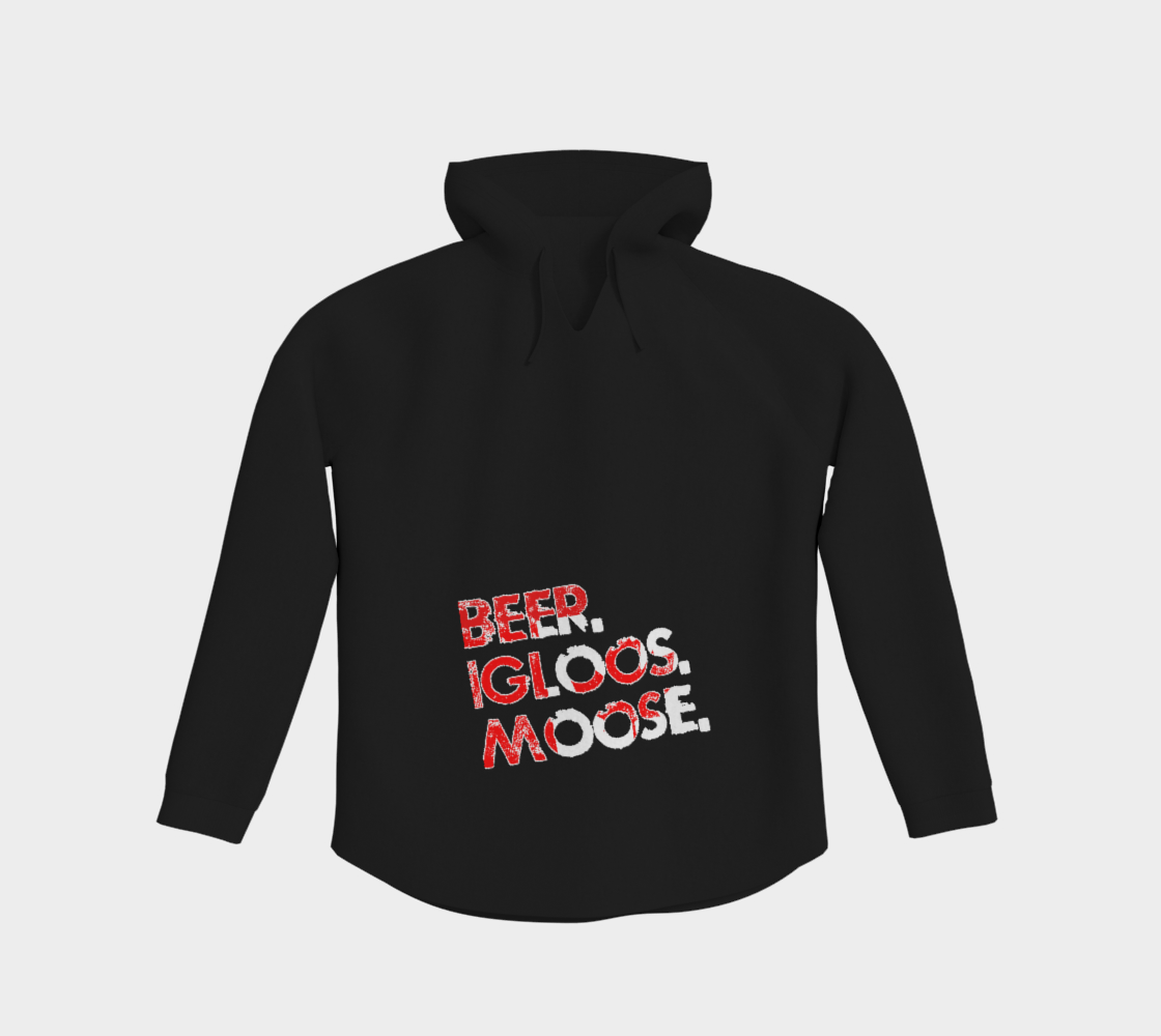 MADETHEMAP BEERIGLOOSMOOSE Slack Pullover Hoodie