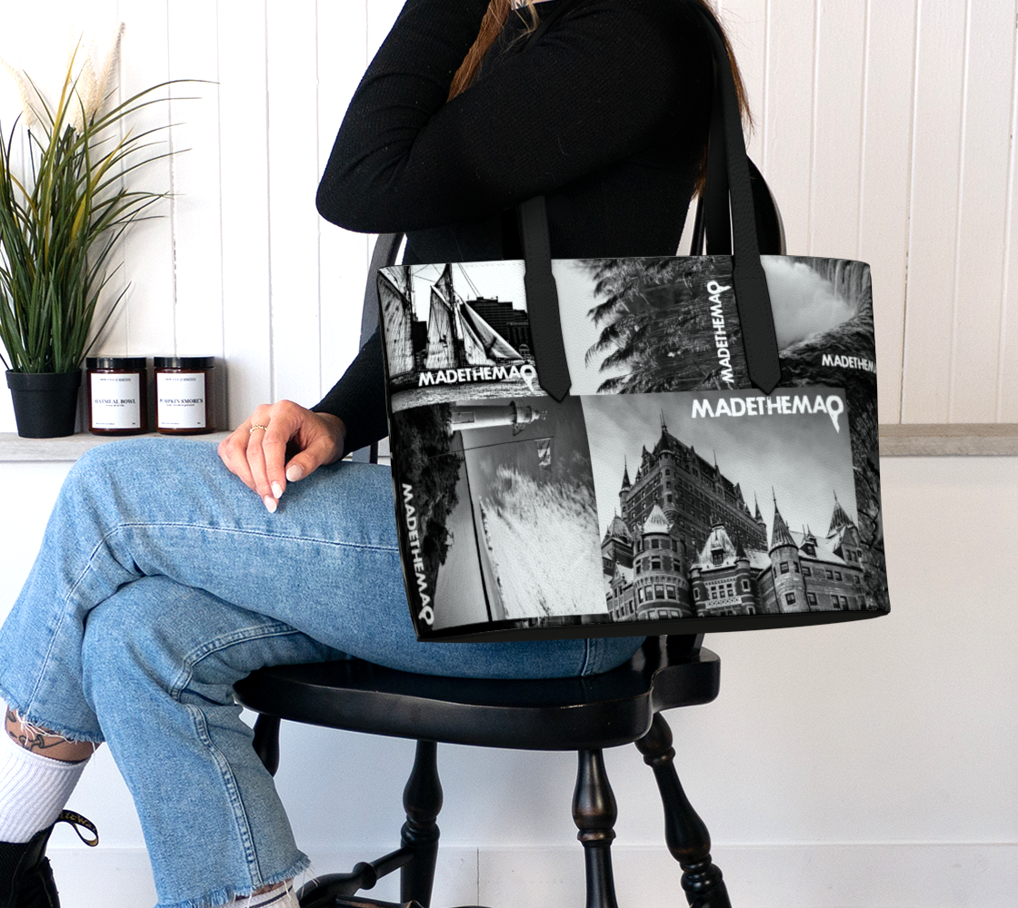 MADETHEMAP Family Album Vegan Leather Tote Bag