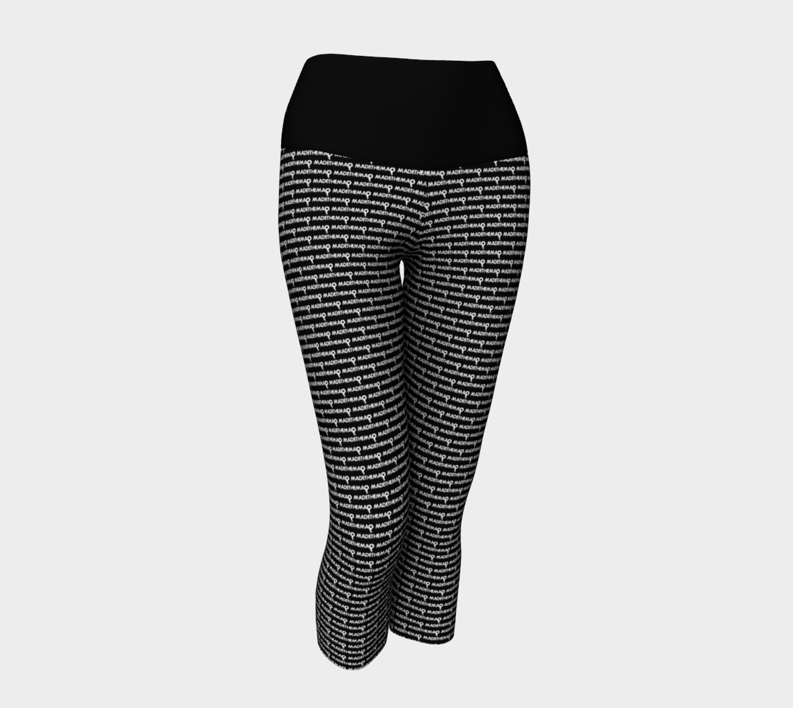 MADETHEMAP Logo Repeat Yoga Capris