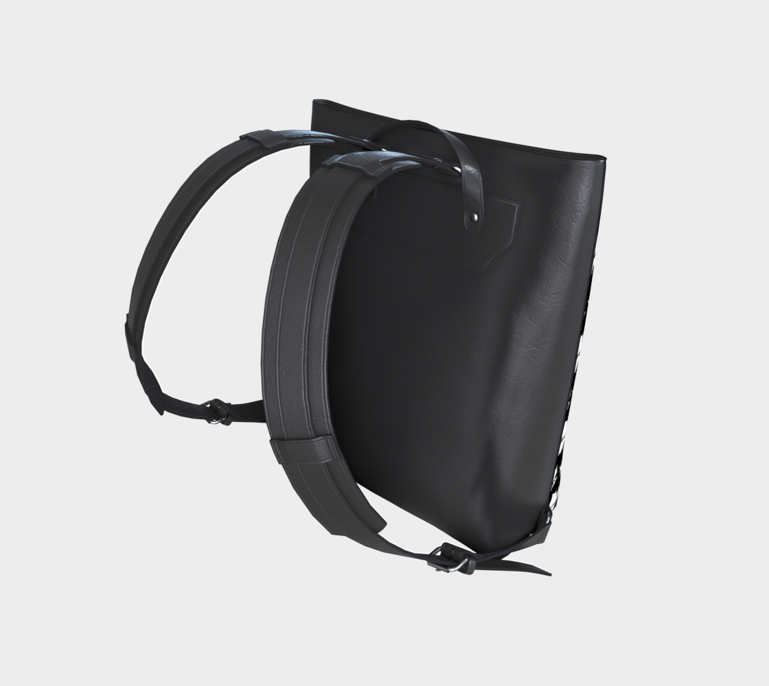 MADETHEMAP Logo Repeat Vegan Leather Backpack