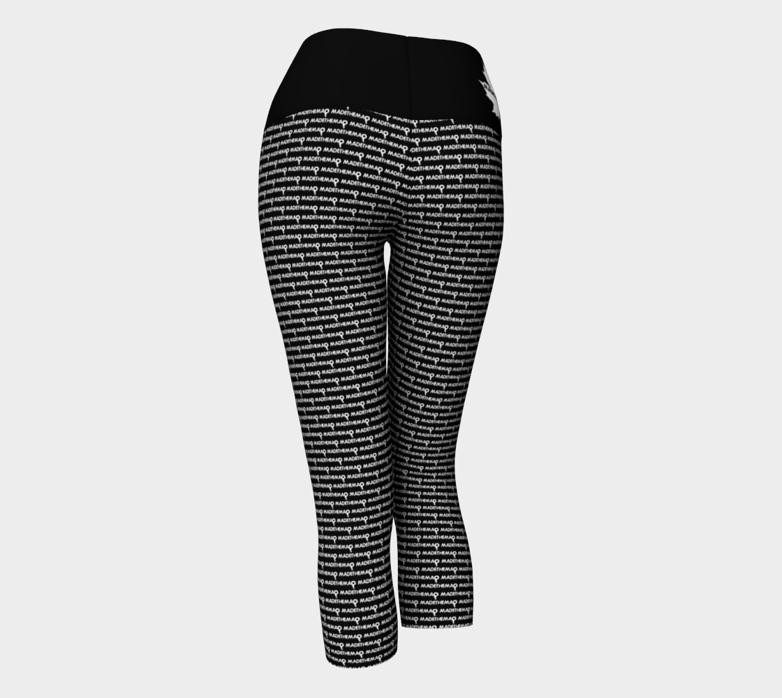 MADETHEMAP Logo Repeat Yoga Capris