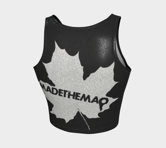 MTM MAPLEMAFIA BLACKOUT Athletic Crop Top Glitter