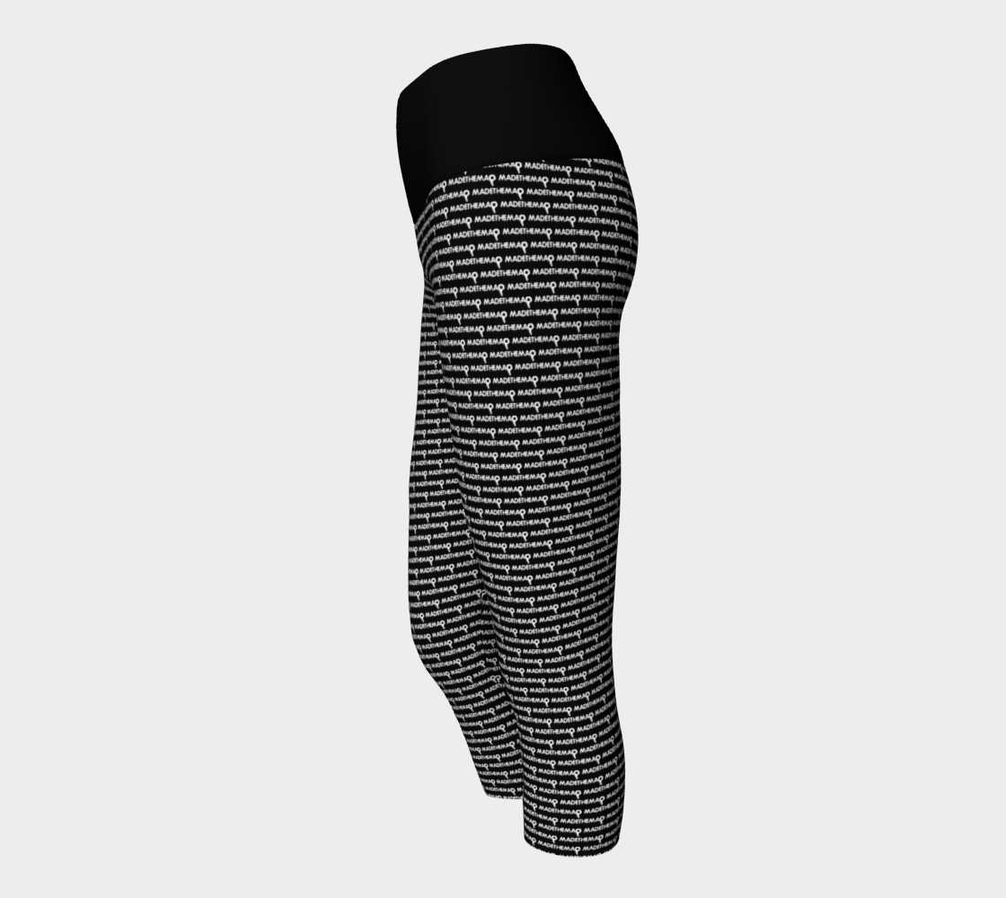 MADETHEMAP Logo Repeat Yoga Capris