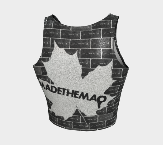 MTM MAPLEMAFIA BRICKWALL Athletic Crop Top Glitter