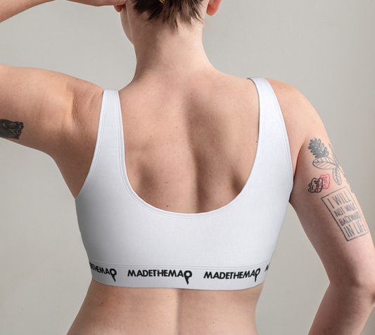 MADETHEMAP TIGHTEYWHITEYS Scoop Bralette