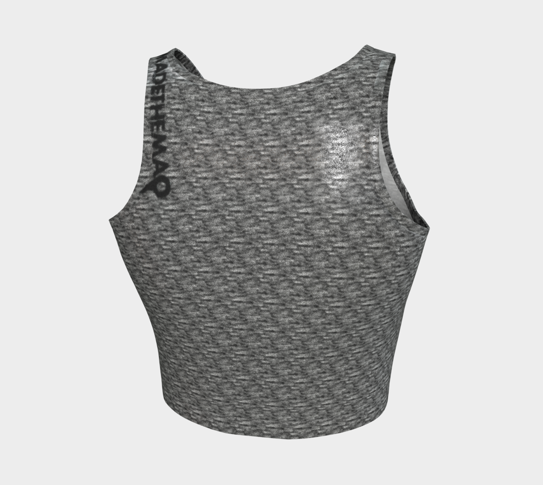 MADETHEMAP METALSHOW Athletic Glitter Crop Top