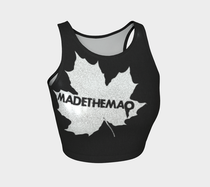 MADETHEMAP MIC GLITTER Athletic Performance Crop Top