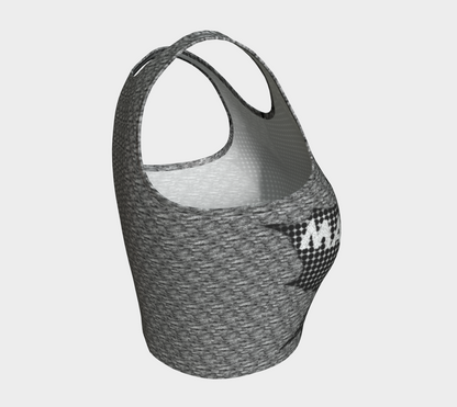 MADETHEMAP METALSHOW Athletic Glitter Crop Top
