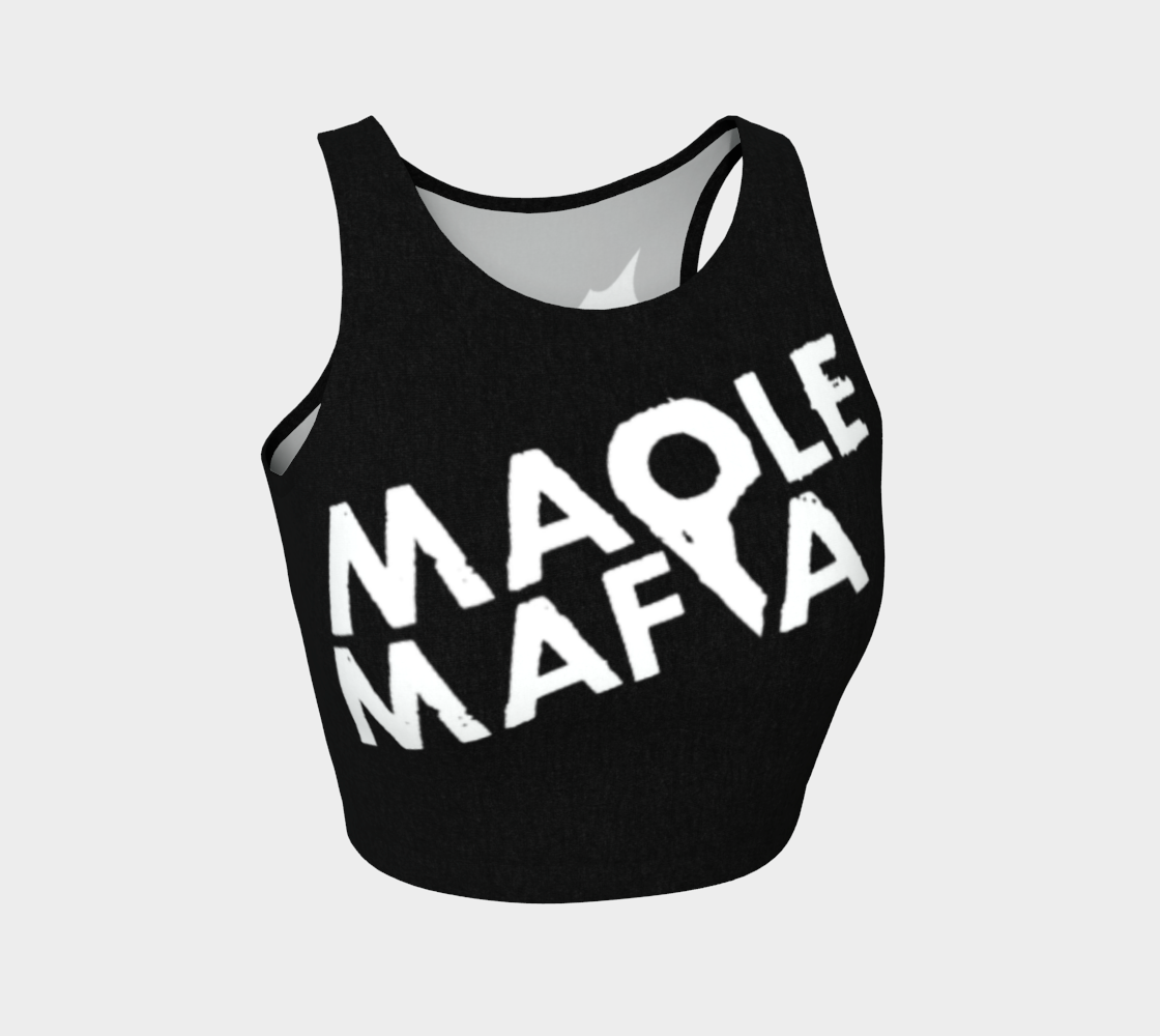 MTM MAPLEMAFIA BLACKOUT Athletic Crop Top Performance