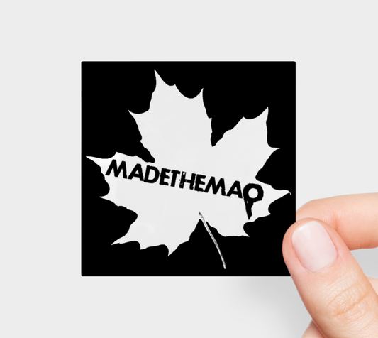 MADETHEMAP Mono Leaf Sticker