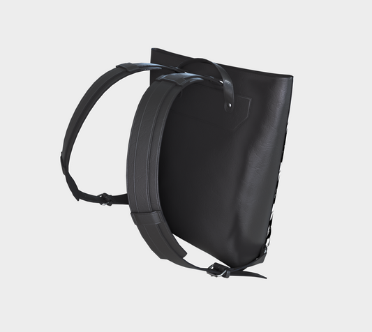MADETHEMAP Logo Repeat Vegan Leather Backpack