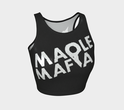 MTM MAPLEMAFIA BLACKOUT Athletic Crop Top Glitter