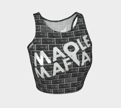 MTM MAPLEMAFIA BRICKWALL Athletic Crop Top Glitter