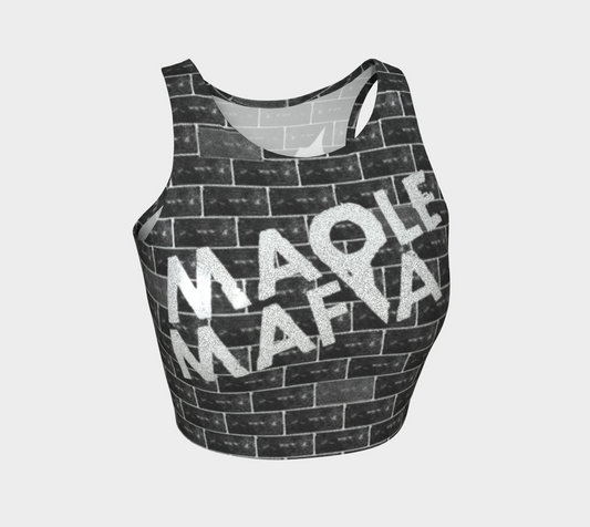 MTM MAPLEMAFIA BRICKWALL Athletic Crop Top Glitter