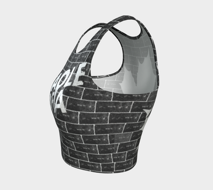 MTM MAPLEMAFIA BRICKWALL Athletic Crop Top Glitter